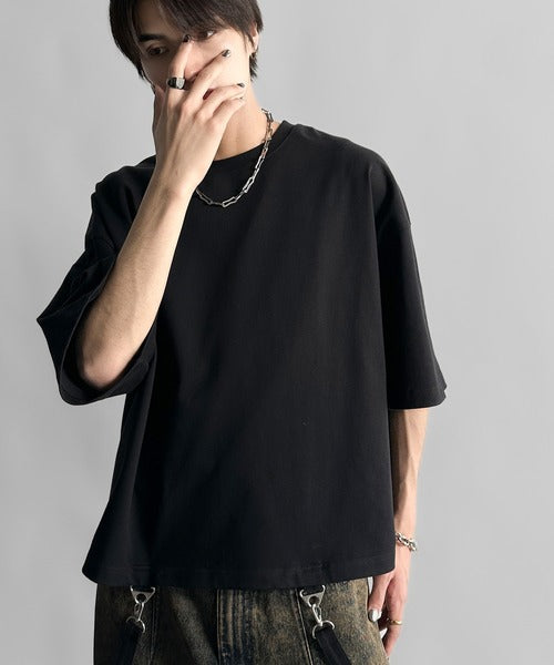 Belt Design Transformable Cropped T-Shirt／脱着式ベルトデザインショート丈Tシャツ co1150015