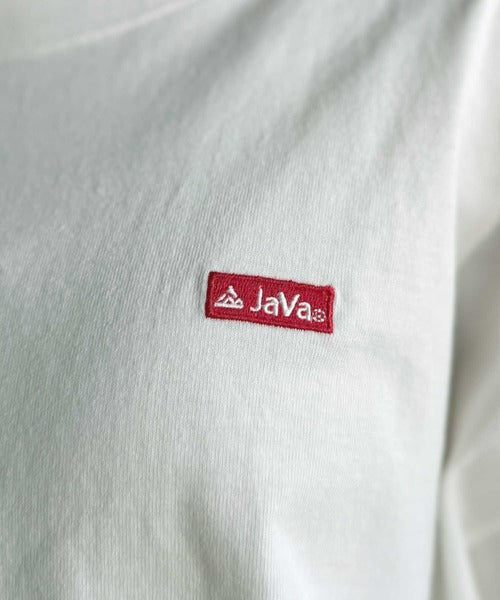 《JaVaジャバコラボ》背中で語る。綿100％バックグラフィック刺繍Tシャツ（半袖） jv1050357