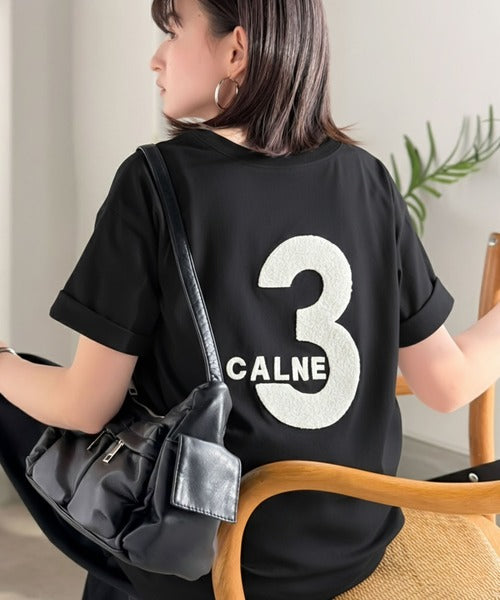 【前後2way】快適素材、立体刺繍がアクセントに♪綿100％デザインナンバリングサガラ刺繍T ce1350008