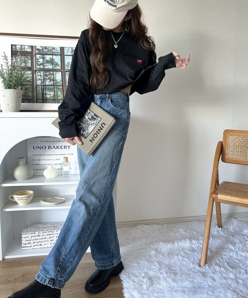 《JaVa ジャバコラボ》シンプルなのに格上げ。綿100％シルケット素材裾ドロストオーバーサイズTシャツ jv1050157