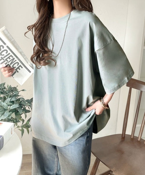 《JaVaジャバコラボ》着るだけで主役級。前後2way刺繍グラフィックオーバーサイズTシャツ jv1260547