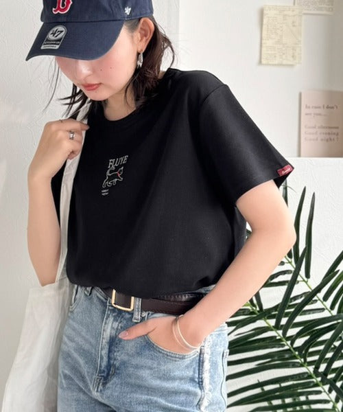 可愛いだけとは言わせない！刺繍コンパクトフライスTシャツアニマルシリーズ（半袖） ce1050360