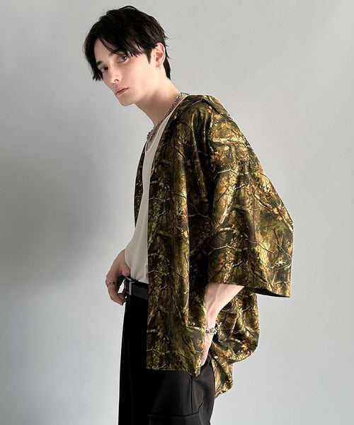 Oversized Drape Half Sleeve Shirt/総柄プリントオーバーサイズドレープ半袖シャツ co1150014
