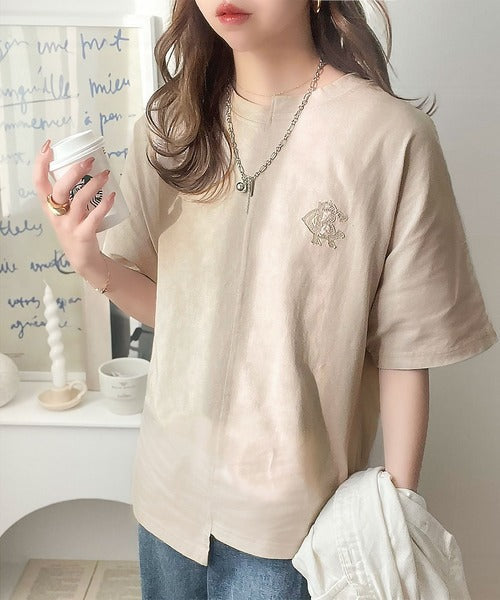 《JaVaジャバコラボ》綿100％!こだわり満載の自信アイテム☆切替BODYロゴTシャツ（半袖） jv1330014