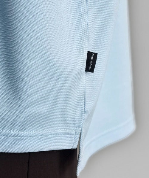 「洗練を纏う、上質な日常。」刺繍入りハイクオリティダブルフェイス素材ポロシャツ／Embroidered High-Quality Double Face Polo co1150026