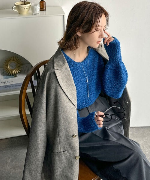 ゆるっとシルエットで大人可愛く！ぽわん袖クルーネックPO（長袖） ce1020299