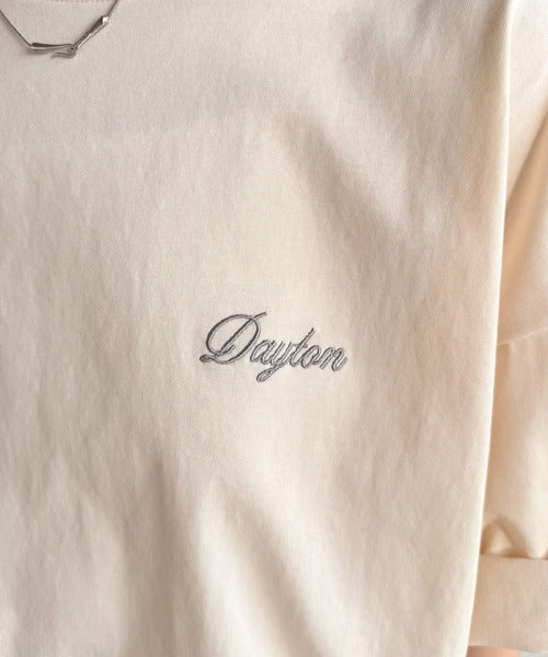 《JaVaジャバコラボ》お洒落見え抜群。大人カジュアルなゆったり半袖T。バック刺繍ビッグTEE（半袖） jv1260550