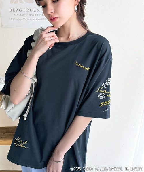 【Sanrio characters/サンリオキャラクターズ】大人可愛い！かくれんぼシリーズランダム刺繍ビッグTシャツ（半袖） ce1350003