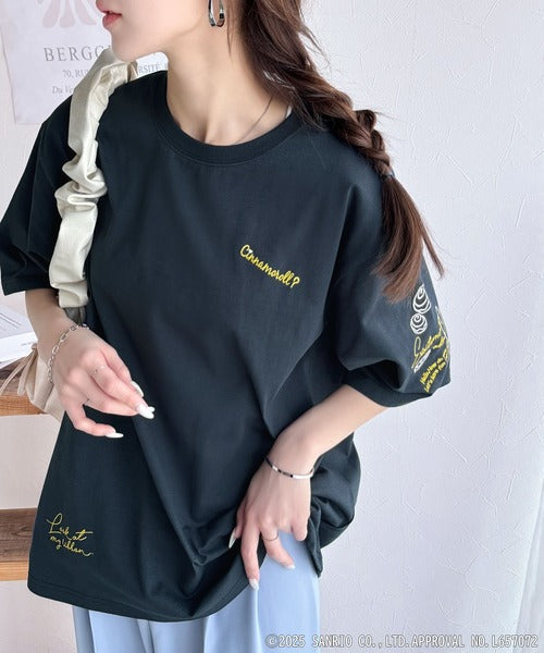【Sanrio characters/サンリオキャラクターズ】大人可愛い！かくれんぼシリーズランダム刺繍ビッグTシャツ（半袖） ce1350003