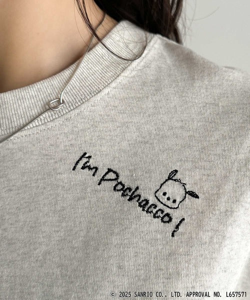 【Sanrio characters/サンリオキャラクターズ】綿100％!かわいい魅力サンリオキャラクターズ刺繍半袖Tシャツ ce1330035