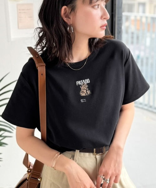 可愛いだけとは言わせない！刺繍コンパクトフライスTシャツアニマルシリーズ（半袖） ce1050360