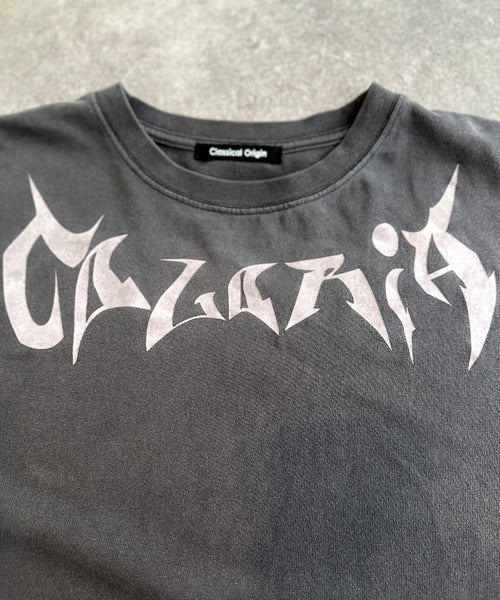 「1着でキマる。」ピグメント加工マットグラフィック柄Tシャツ / Pigment-Washed Matte Graphic T-Shirt co1150028