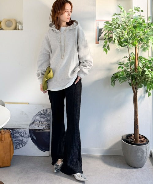 《JaVa ジャバコラボ》毎日着たい、今っぽゆるっとシルエット。綿100％オーバーサイズワッフルパーカー jv1260611