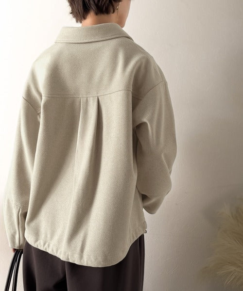 【Classical Evon】優しい温もり、上品見え。圧縮ニット襟付きキーネックプルオーバー ev1110143