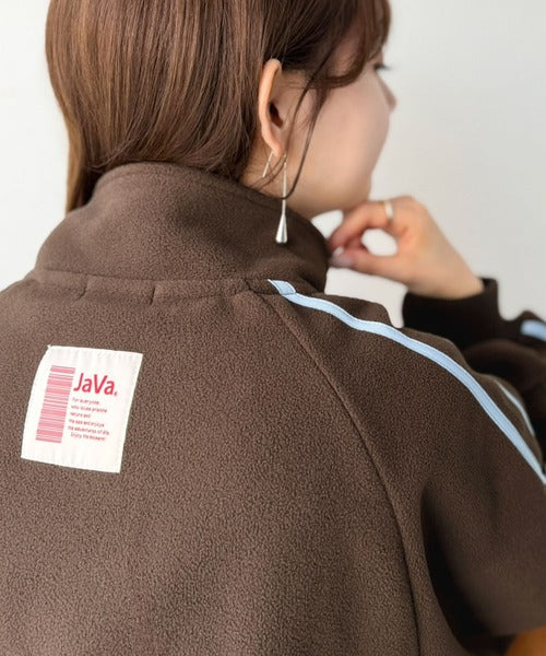 《JaVaジャバコラボ》どの配色がタイプ？レトロスポーツ袖ライン入りフリーストラックジャケット jv1010631