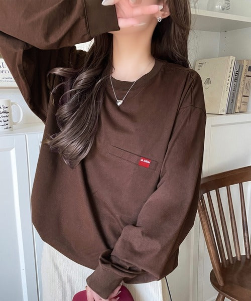 《JaVa ジャバコラボ》シンプルなのに格上げ。綿100％シルケット素材裾ドロストオーバーサイズTシャツ jv1050157