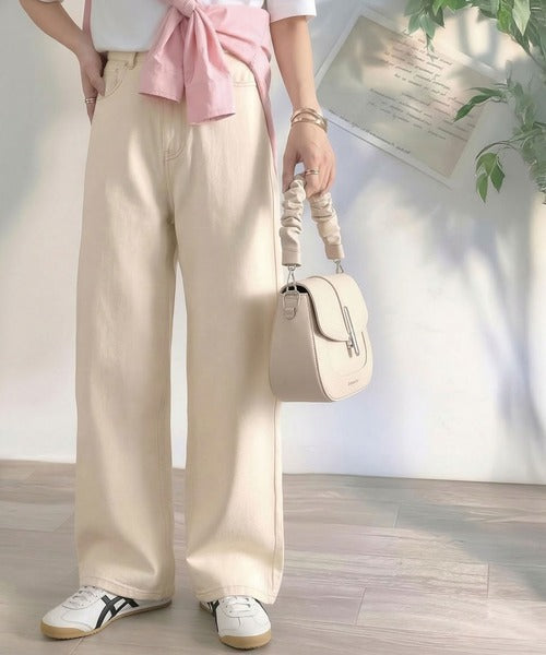 美シルエット。ハイウエストルーズデニムパンツ ce0900001