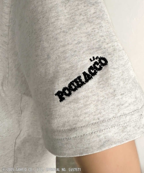 【Sanrio characters/サンリオキャラクターズ】綿100％!かわいい魅力サンリオキャラクターズ刺繍半袖Tシャツ ce1330035