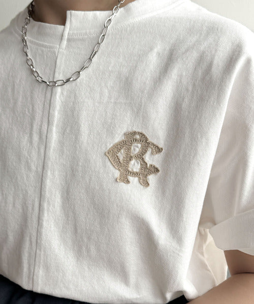 《JaVaジャバコラボ》綿100％!こだわり満載の自信アイテム☆切替BODYロゴTシャツ（半袖） jv1330014