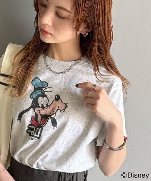 韓国風が今っぽい。ディズニーキャラクターデザイン半袖Tシャツ ce1330036