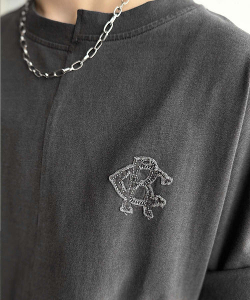 《JaVaジャバコラボ》綿100％!こだわり満載の自信アイテム☆切替BODYロゴTシャツ（半袖） jv1330014
