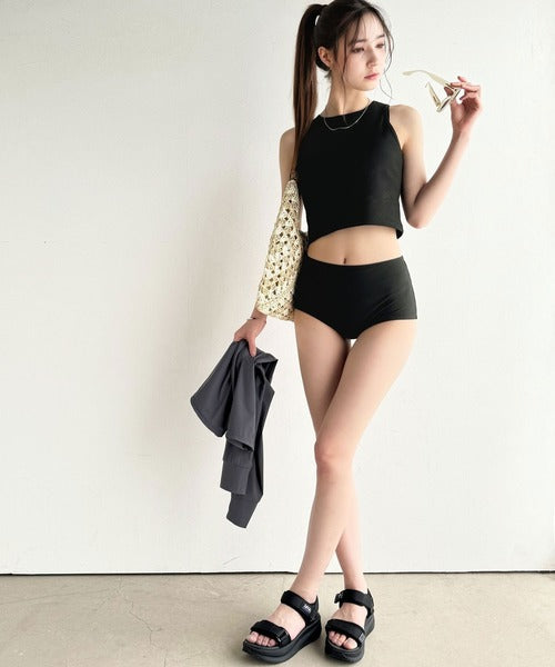 《JaVa ジャバコラボ》接触冷感＆UVカット＆遮熱機能付き♪ラッシュガード5点セット（紫外線カット率90%以上） jv1260412