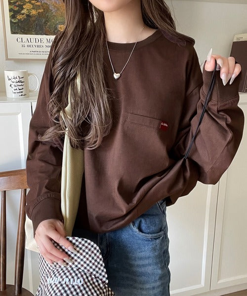 《JaVa ジャバコラボ》シンプルなのに格上げ。綿100％シルケット素材裾ドロストオーバーサイズTシャツ jv1050157