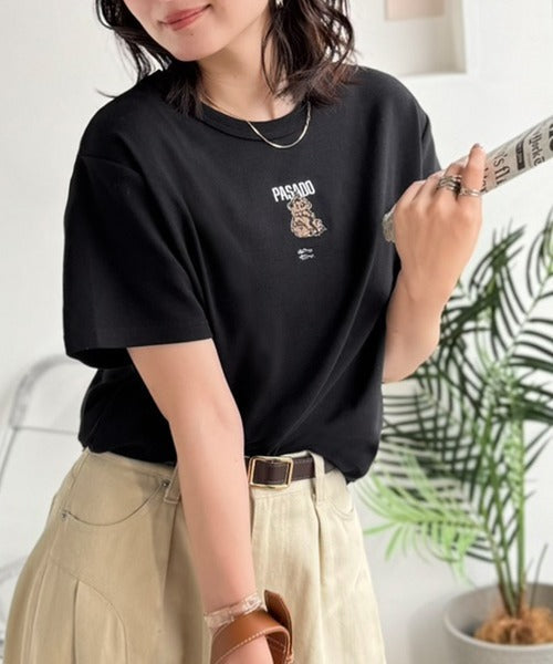 可愛いだけとは言わせない！刺繍コンパクトフライスTシャツアニマルシリーズ（半袖） ce1050360