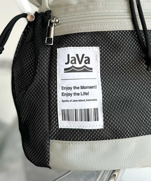 《JaVa ジャバコラボ》毎日の相棒バッグ！メッシュ使い巾着２WAYリュック jv1179064
