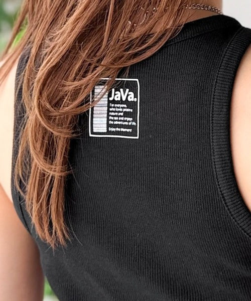 《JaVa ジャバコラボ》首裏のひとクセに不意打ち。360度抜かりない、私の相棒。アメスリタンクトップ jv1020293