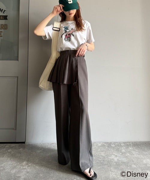韓国風が今っぽい。ディズニーキャラクターデザイン半袖Tシャツ ce1330036