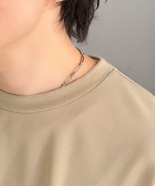 《JaVaジャバコラボ》【接触冷感・UVカット機能付き】シャリ生地で夏も快適！胸刺繍 梨地カットジョーゼットTシャツ（オーバーサイズ） jo1010057