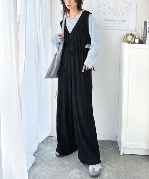 大人のこなれトップス。配色ステッチシアープルオーバー（長袖） ce1020211