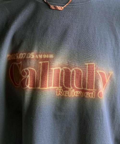 1枚で着映える。平和グラフィックスプレー風ロゴ半袖Tシャツ(オーバーサイズ） ce1050270