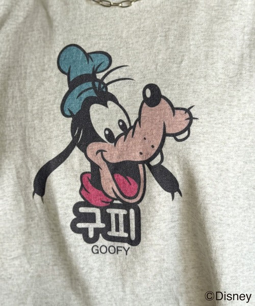 韓国風が今っぽい。ディズニーキャラクターデザイン半袖Tシャツ ce1330036