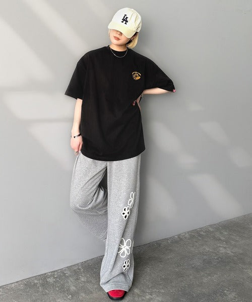 《JaVaジャバコラボ》周りと差がつくアート感。綿100％ タイ☆トロピカルフルーツ柄☆ビッグTシャツ jv1029128