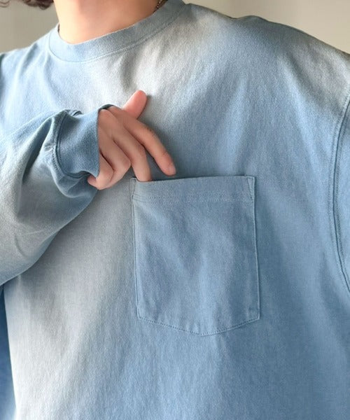 《JaVaジャバコラボ》垢抜け！大人のストリートstyleを作る。綿100％スプレーダイオーバーサイズTシャツ（長袖） jm1020358