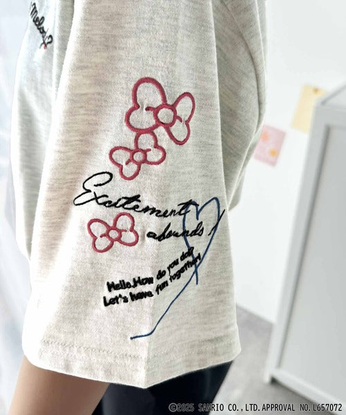 【Sanrio characters/サンリオキャラクターズ】大人可愛い！かくれんぼシリーズランダム刺繍ビッグTシャツ（半袖） ce1350003