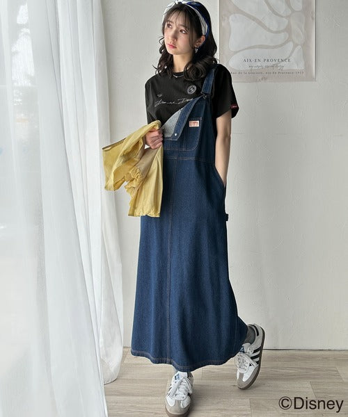 大人女子必見！　綿100％「ディズニー」サイン風刺繍Tシャツ（半袖） ce1330037