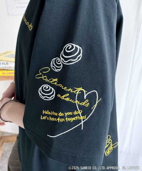 【Sanrio characters/サンリオキャラクターズ】大人可愛い！かくれんぼシリーズランダム刺繍ビッグTシャツ（半袖） ce1350003