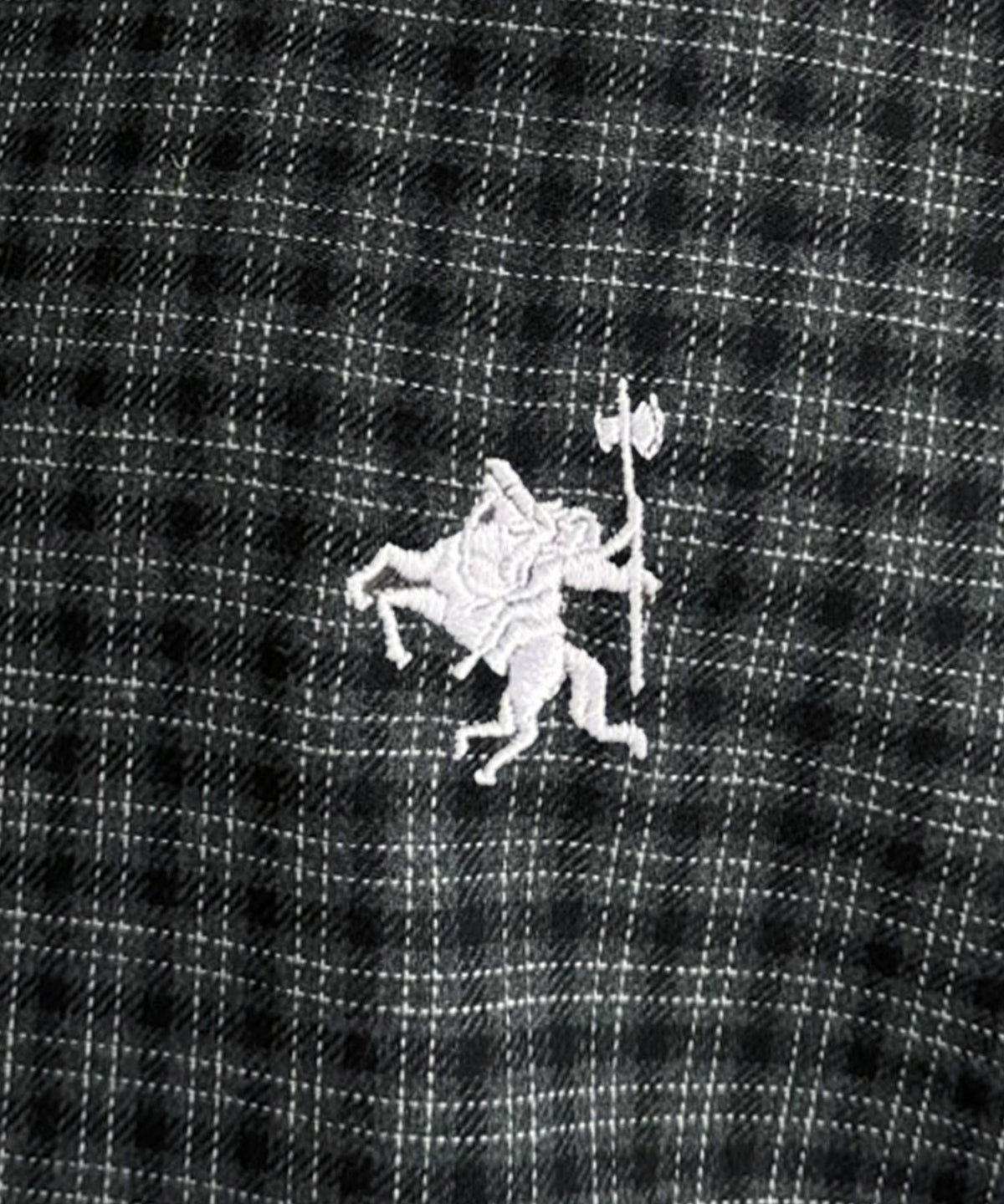 袖口フリルが最旬。胸刺繍入り起毛チェック柄フーディーシャツ（長袖） ce1010665