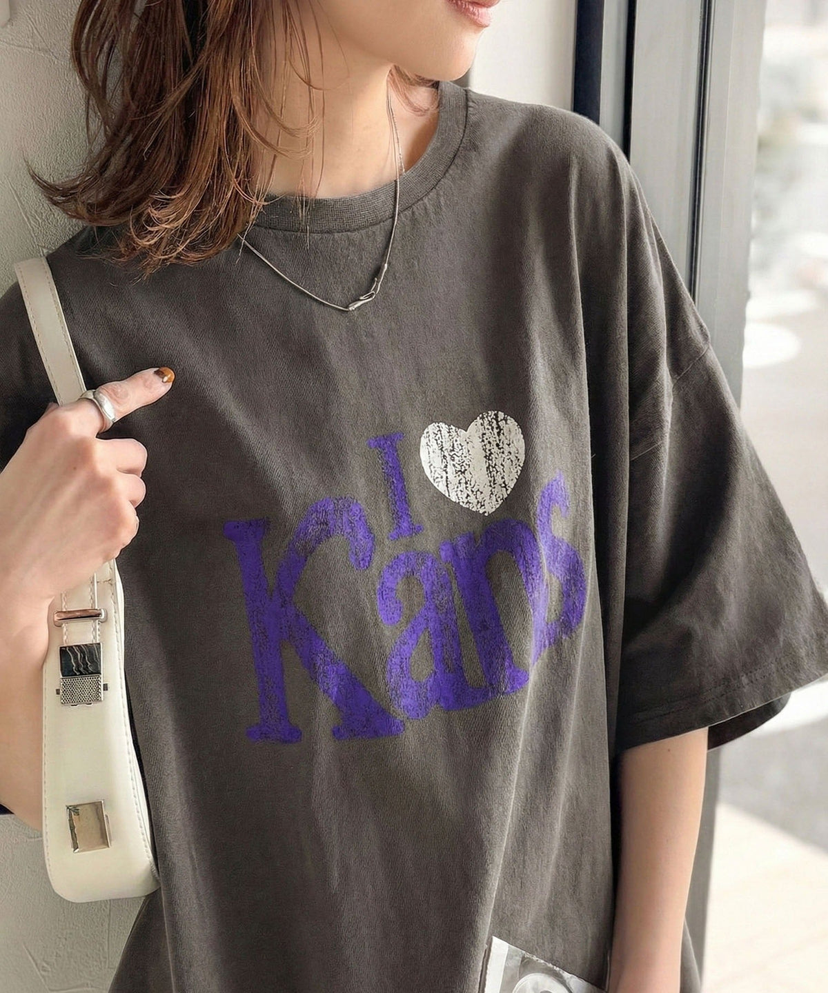 《JaVaジャバコラボ》大人カジュアルにちょうどいい。綿100％ ヴィンテージ風ハートTシャツ jv1050369