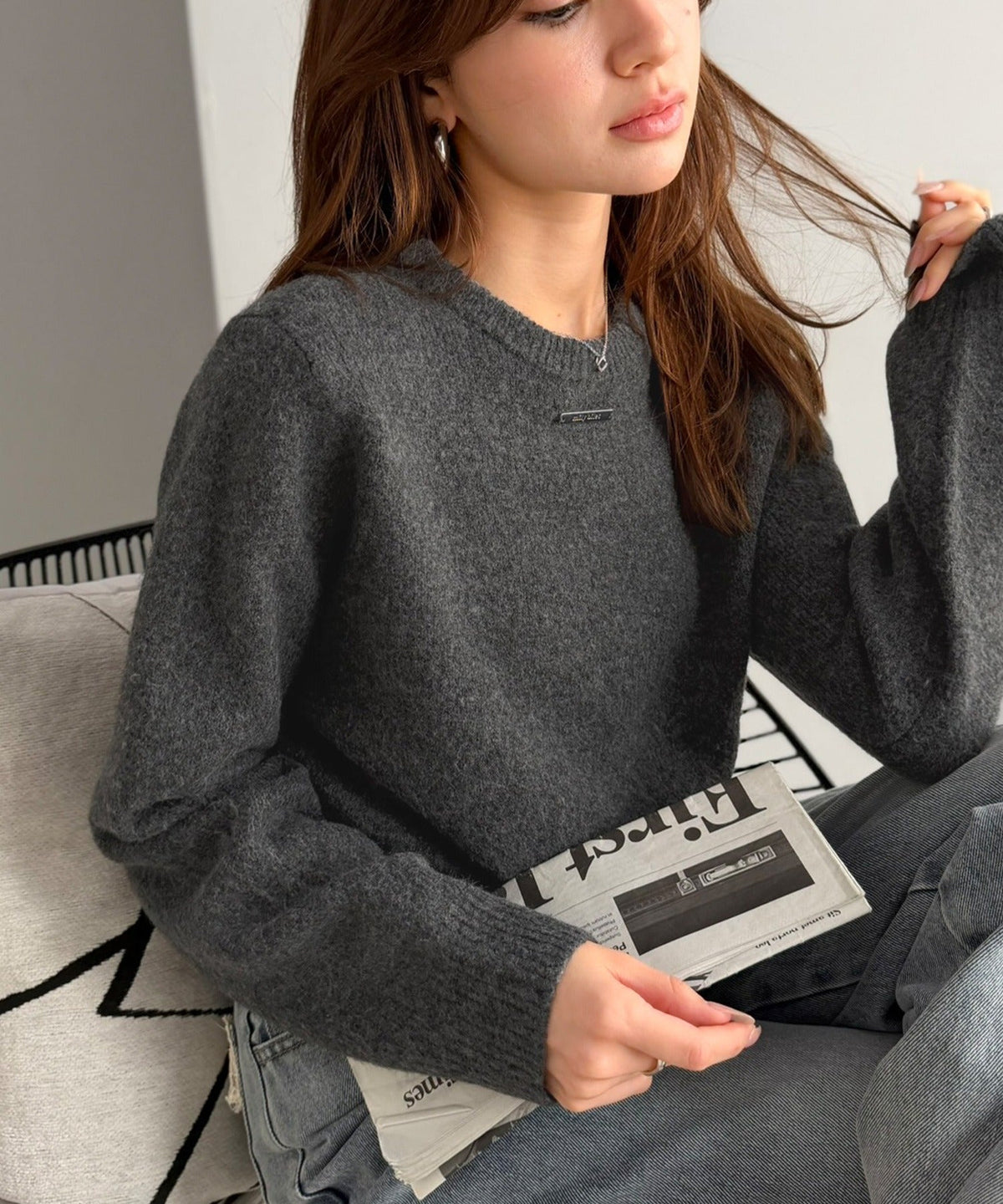 【mily bilet】着るたび、ときめく。ふわもち感も着回し力もひとり占め♪前後2wayもちもちニットカーディガン mi1029196
