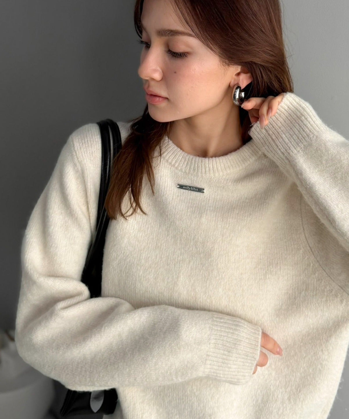 【mily bilet】着るたび、ときめく。ふわもち感も着回し力もひとり占め♪前後2wayもちもちニットカーディガン mi1029196