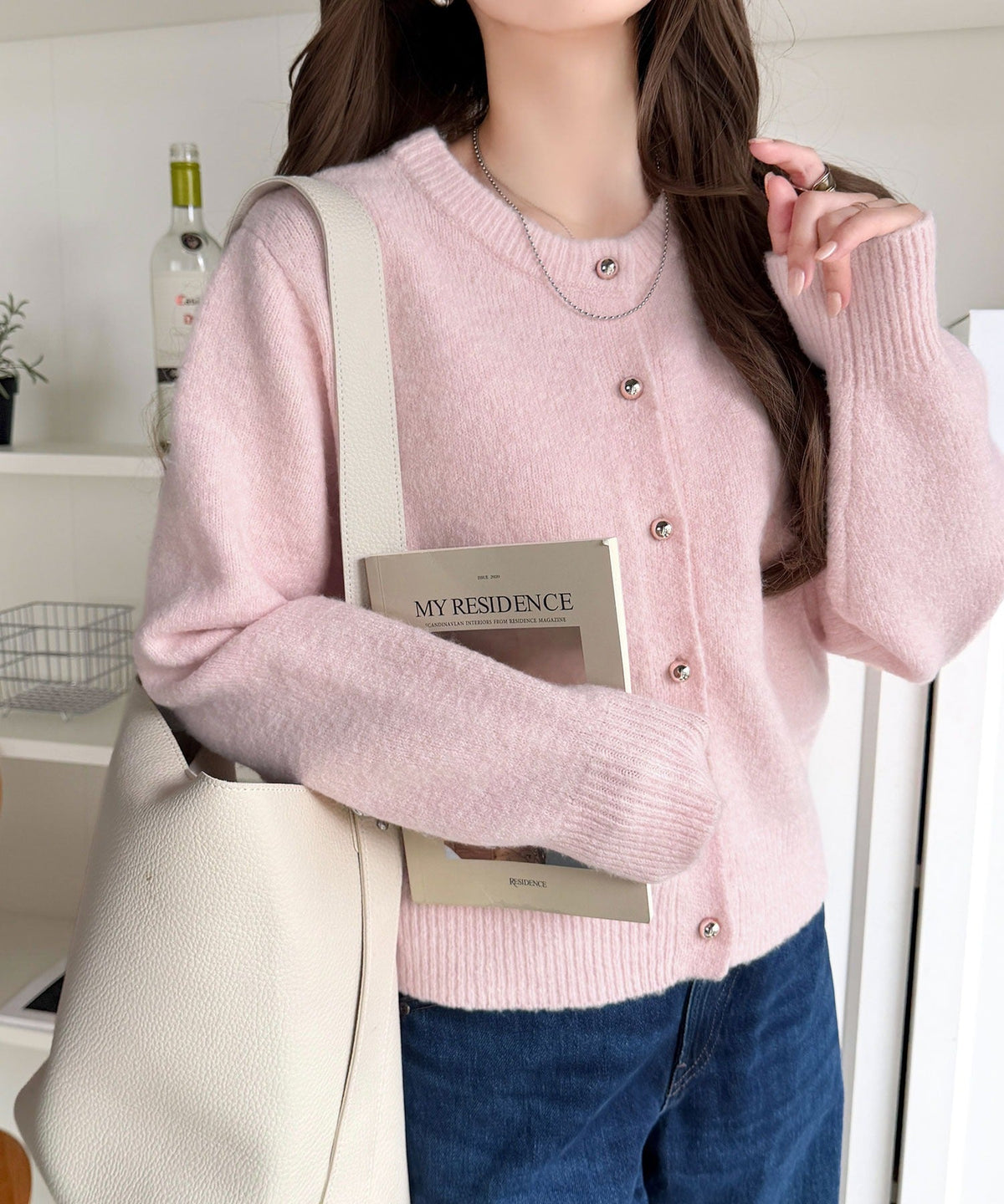 【mily bilet】着るたび、ときめく。ふわもち感も着回し力もひとり占め♪前後2wayもちもちニットカーディガン mi1029196