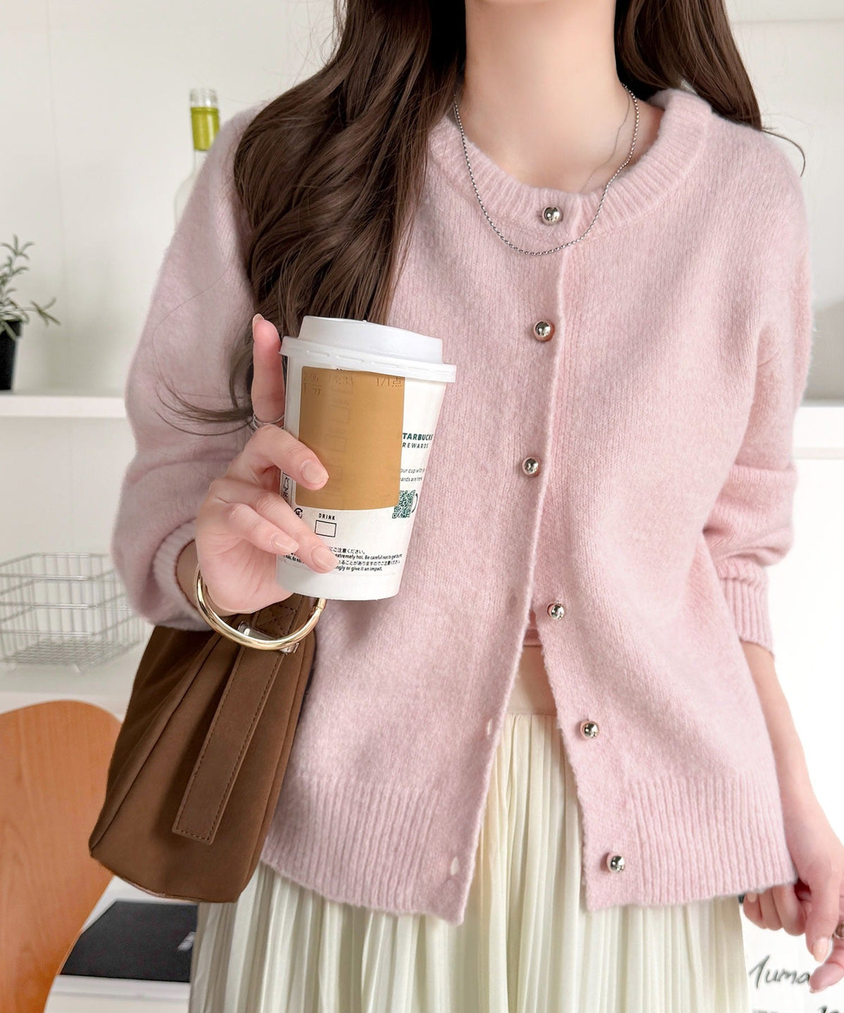 【mily bilet】着るたび、ときめく。ふわもち感も着回し力もひとり占め♪前後2wayもちもちニットカーディガン mi1029196