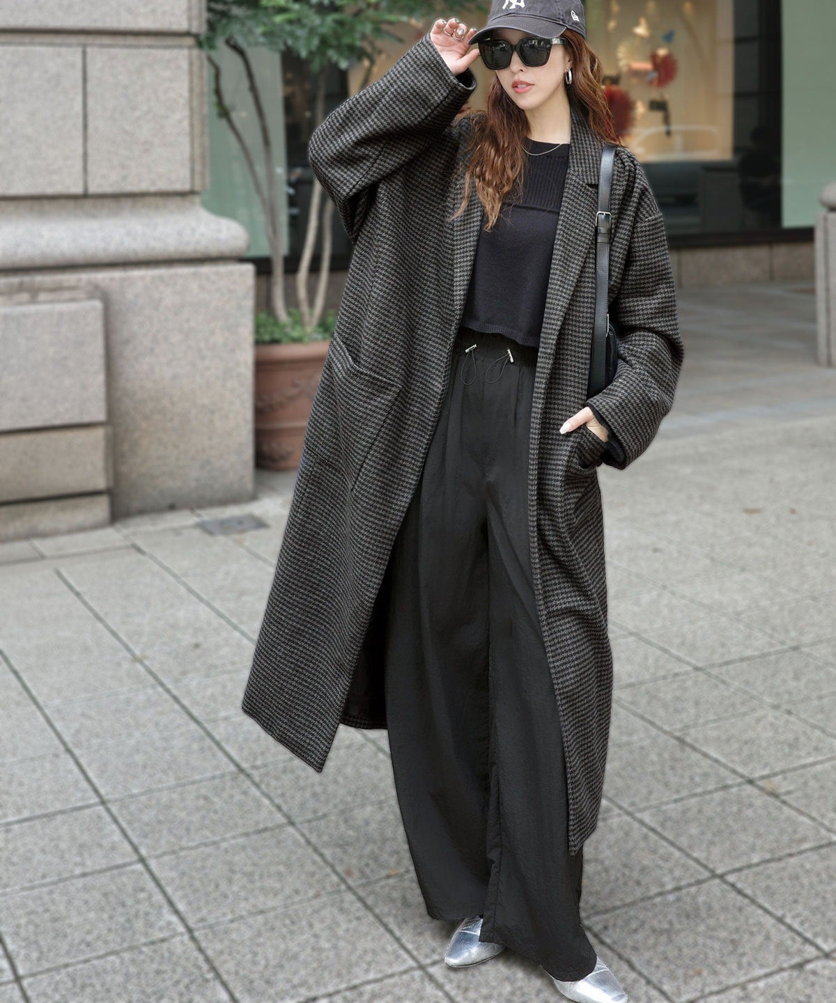 《marina×クラシカルエルフコラボ》2点セット♪重ねても、別々でも着映える。前後2Wayニットカーディガン×ビスチェアンサンブル ce1015117