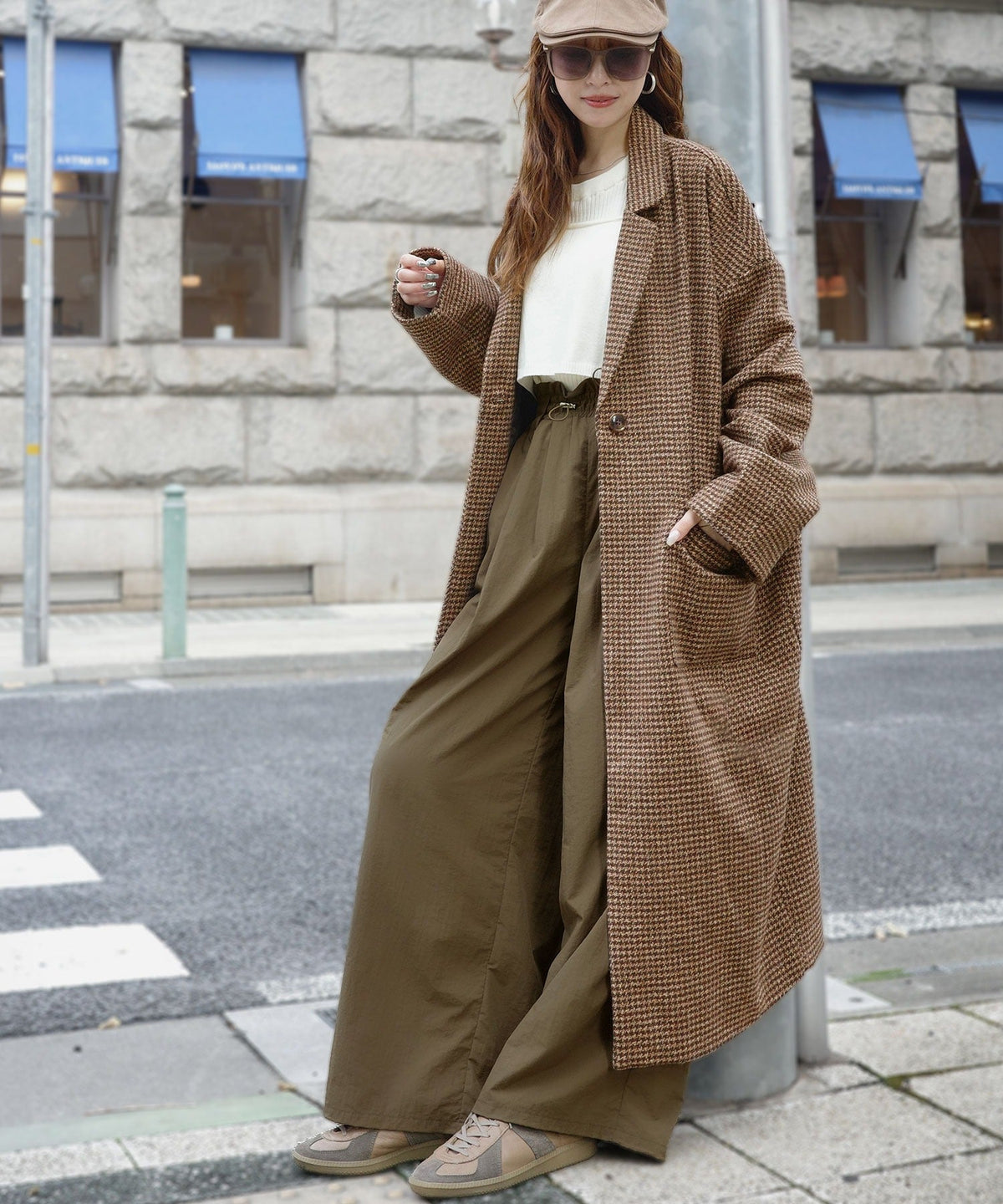 《marina×クラシカルエルフコラボ》2点セット♪重ねても、別々でも着映える。前後2Wayニットカーディガン×ビスチェアンサンブル ce1015117