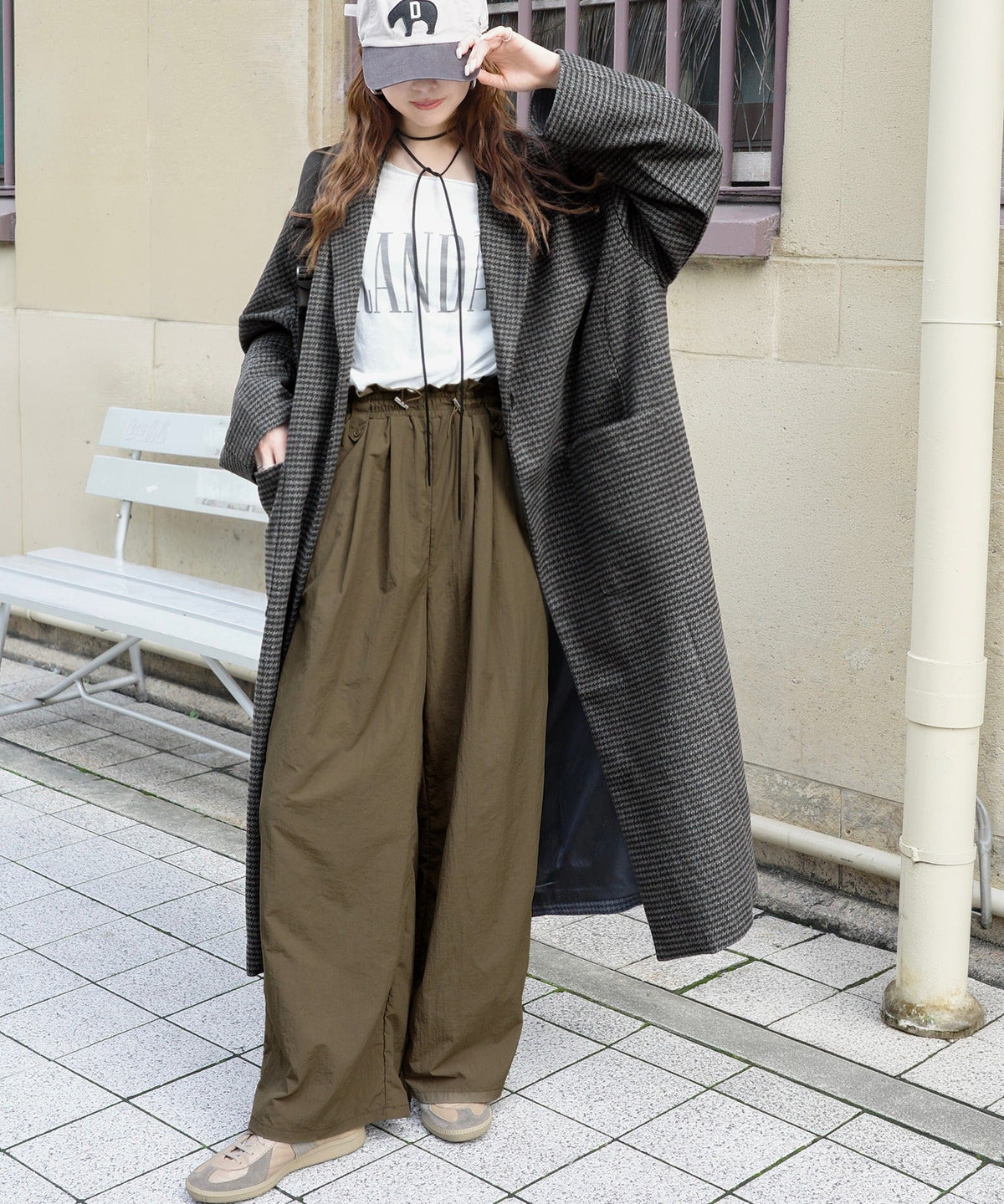 《marina×クラシカルエルフコラボ》ウエストを魅せて、シルエットで遊ぶ♪ウエストドロストギャザーパンツ ce1015111