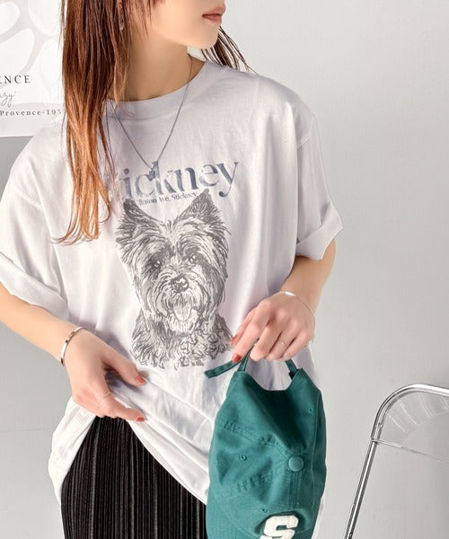 上品カジュアルを楽しむ。シルケット風アニマルTシャツ（半袖） ce1330029